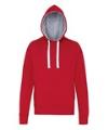 JH100 Chunky hoodie Red Hot Chilli colour image